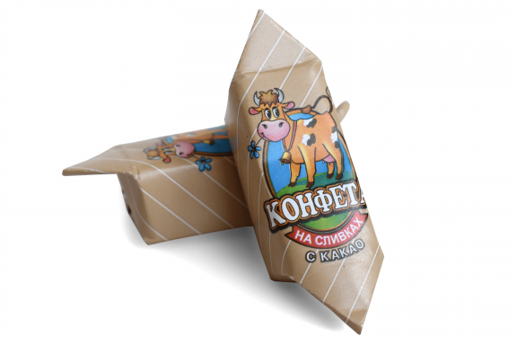 Сливочная помадка/Cream fudge конфета на сливках с какао