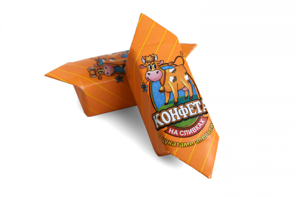 Сливочная помадка/Cream fudge конфета на сливках с цукатами